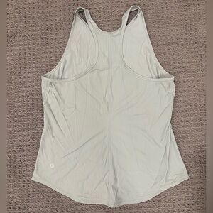 LULULEMON Teal Racerback Tank Size 6 Ribbed